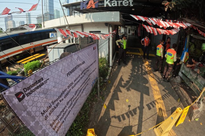 ​Stasiun Karet Resmi Ditutup, Penumpang KRL Dialihkan ke Stasiun BNI City