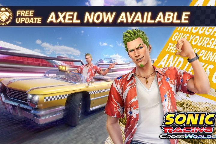 Karakter Axel Crazy Taxi Resmi Mengaspal di Sonic Racing: Crossworlds