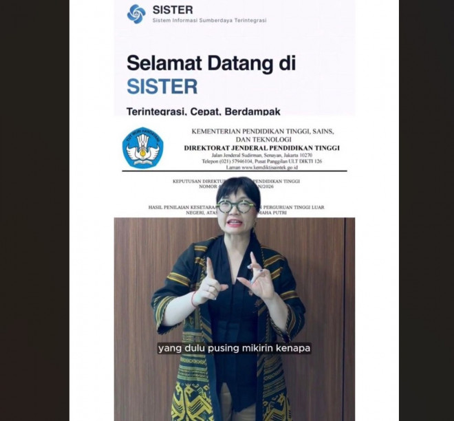 Wakil Menteri Pendidikan Tinggi, Sains dan Teknologi (Wamendiktisaintek), Stella Christie. DOK Instagram @prof.stellachristie