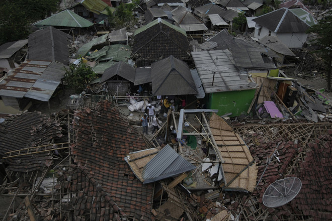 Bencana gempa. Foto: MI/Ramdani