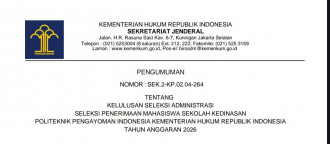 Link Pengumuman Seleksi Administrasi Poltekpin 2026, Cek Namamu