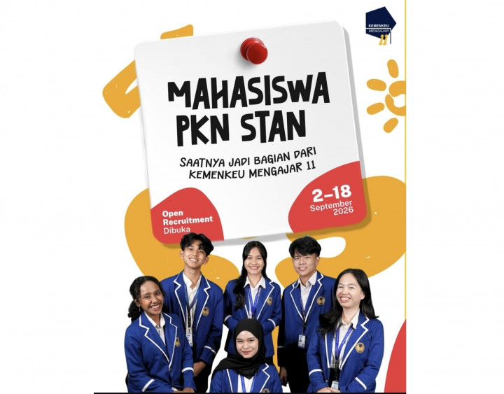Pendaftaran Kemenkeu Mengajar 11 Buat Mahasiswa STAN Dibuka, Yuk Daftar!