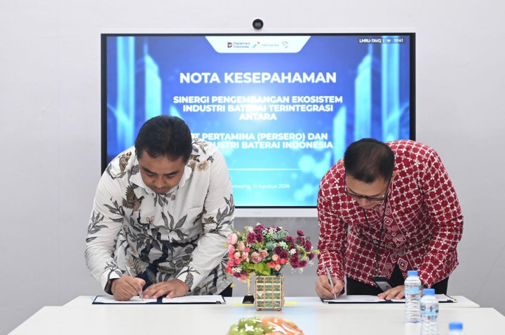 Pertamina Gandeng IBC Kembangkan BESS dan Daur Ulang Baterai di