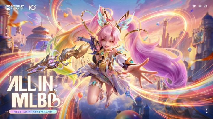 MLBB Rayakan 10 Tahun dengan Kampanye All In MLBB, Banjir Skin Gratis