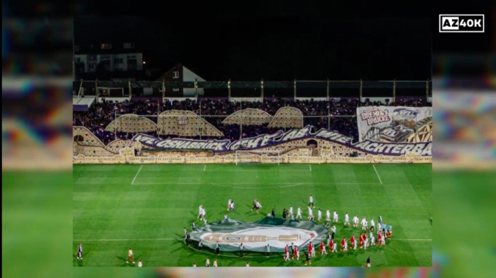 Kreatif! Suporter Klub Jerman Osnabrück Bikin Tifo Roller Coaster