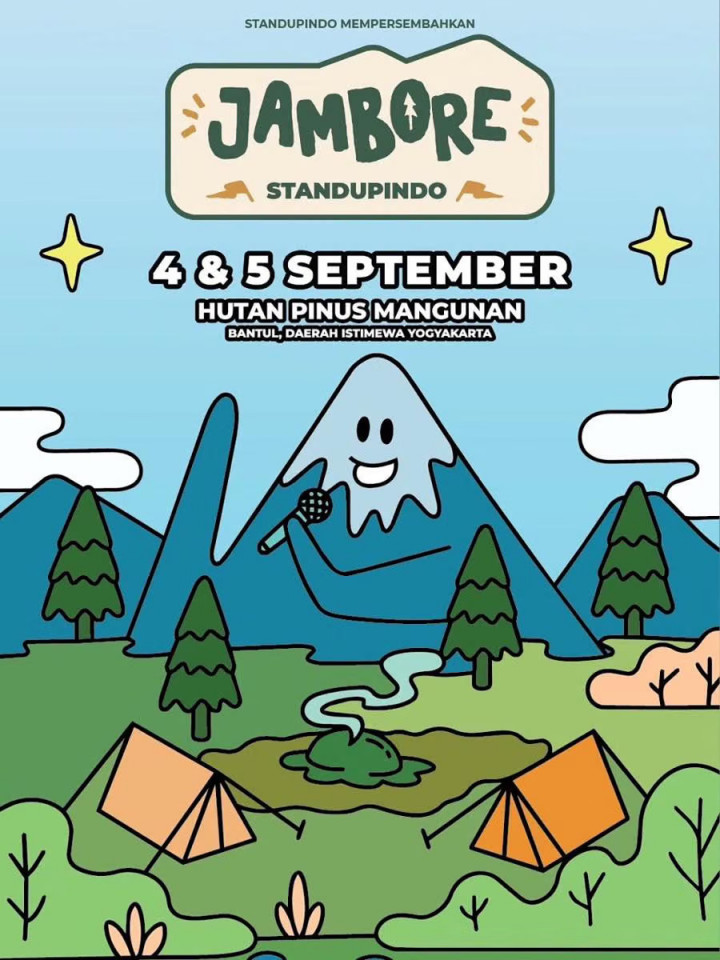 Jambore Stand Up Indonesia 2026 Digelar di Yogyakarta, Ini Lineup dan Harga Tiketnya
