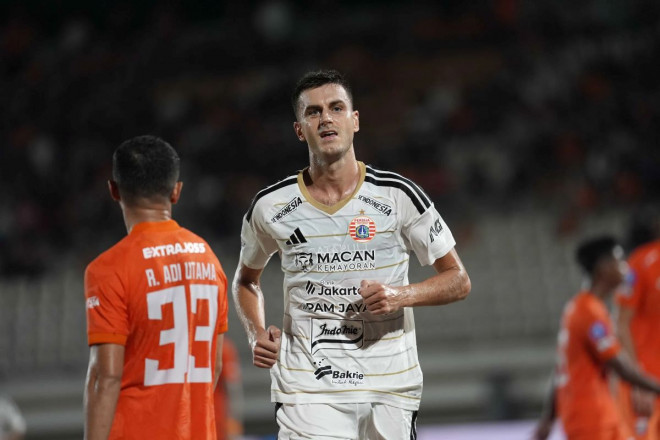Alexander Jeremejeff jadi pahlawan kemenangan Persija atas Borneo FC. (Foto: Dok. Persija)