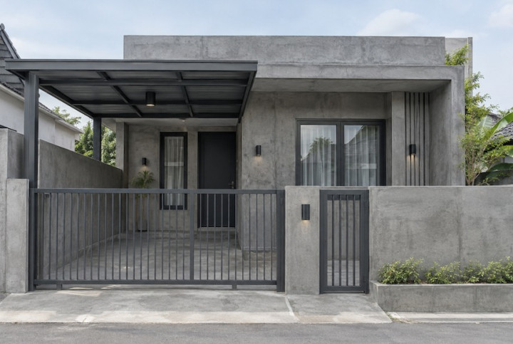 5 Model Rumah Industrial Low Budget dengan Tampilan Sederhana