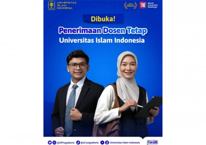 UII Buka Lowongan 38 Formasi Dosen Tetap Reguler 2026, Cek Syaratnya!