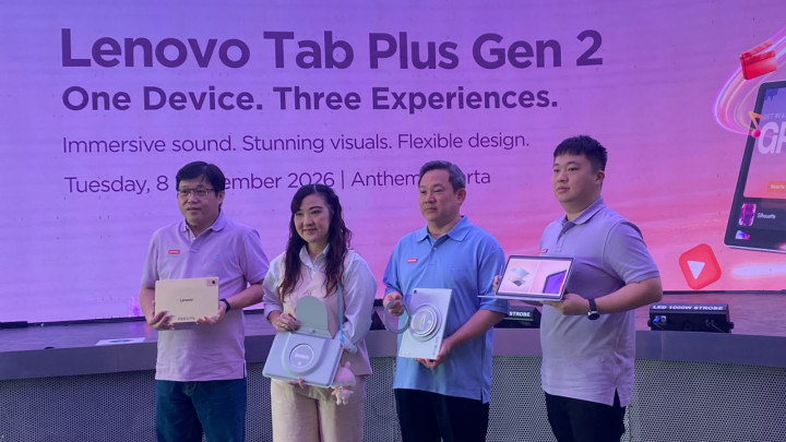 Lenovo Rilis Tablet Baru dengan 9 Speaker JBL, Audio Makin Gahar