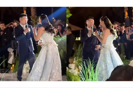 Wedding Kiss Chef Devy Anastasia Jadi Sorotan, Suami Beri Klarifikasi