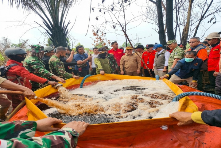 Gotong Royong Bikin Titik Api Kubu Raya Turun Drastis