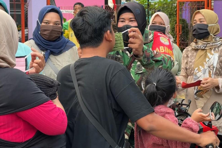 Ketika Kain Perca Menjadi Masker untuk Warga Terdampak Abu Vulkanik