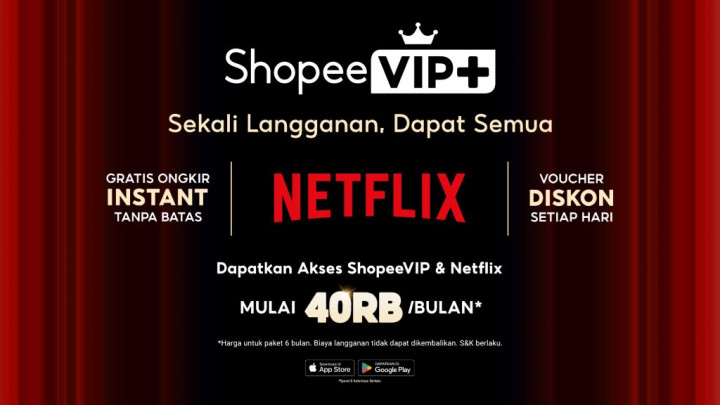 ShopeeVIP+ Hadirkan Pengalaman ‘Sekali Langganan, Dapat Semua’, Semakin Lengkap dengan Akses Netflix