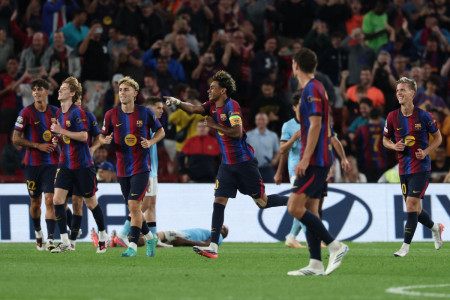 Hasil Barcelona vs Feyenoord: Rapinha Brace, Blaugrana Menang Telak di Laga Perdana