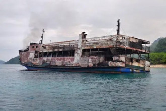 Kebakaran Feri di Filipina, 5 Tewas dan 87 Orang Masih Hilang