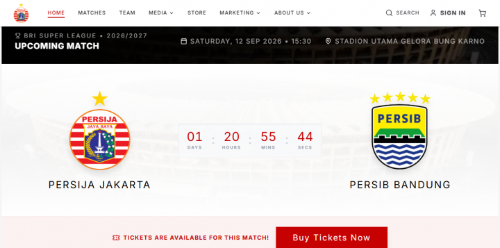 Harga Tiket Persija vs Persib di GBK, Mulai Rp150 Ribu