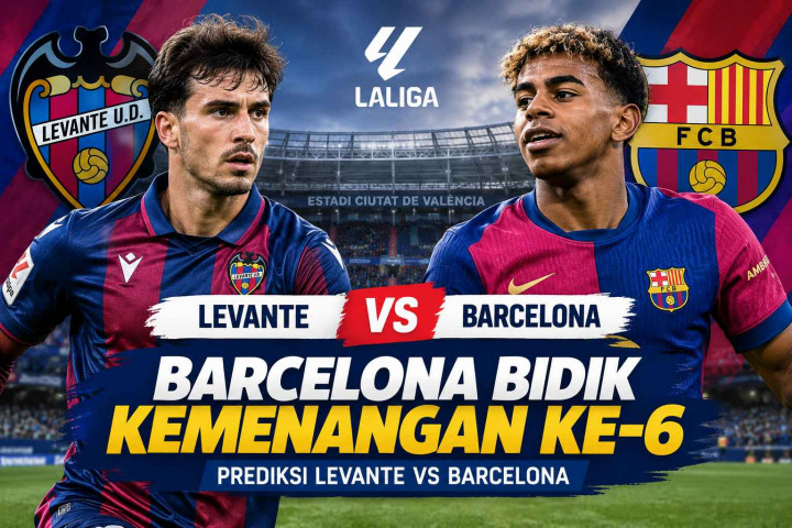 Prediksi Levante vs Barcelona: Head to Head, Susunan Pemain dan Perkiraan Skor