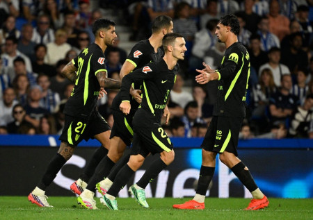 Hasil Real Sociedad vs Atletico Madrid: Tiga Gol dalam Tujuh Menit, Atletico Madrid Hancurkan Real Sociedad