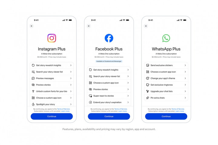 Sudah Ada Langganan Meta One, Fitur AI dari WhatsApp Sampai Facebook Rp13 Ribu