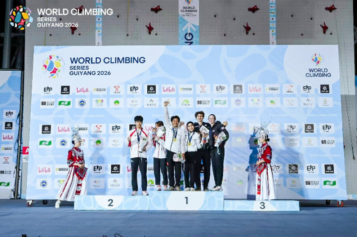 Tim Panjat Tebing Indonesia Borong 2 Emas World Climbing Series 2026