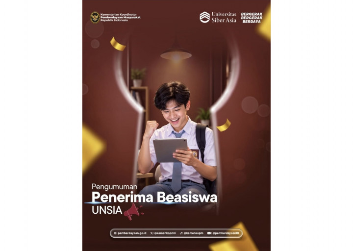 Selamat! 339 Orang Terima Beasiswa UNSIA 2026, Ini Cara Cek Namanya