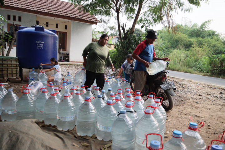 ​Kekeringan, Warga Kranggan Andalkan Bantuan Air Bersih