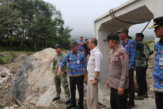 Humbahas Kebut Kesiapan Lahan Huntap Desa Sampetua Jelang