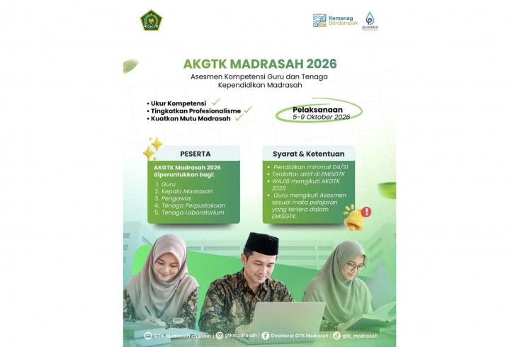 Asesmen Kompetensi Guru Tendik Madrasah 2026 Segera Mulai, Cek Jadwalnya!