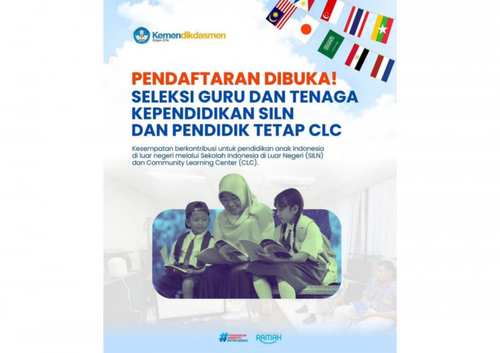 Rekrutmen Guru Sekolah Indonesia Luar Negeri 2026 Buka 174 Formasi, Cek di Sini!