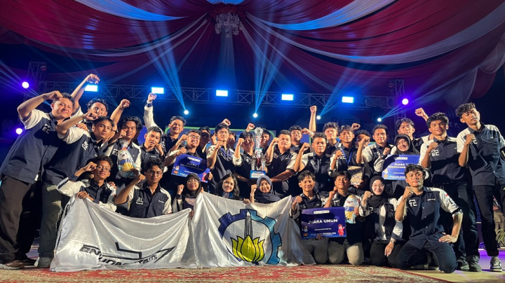 ITS Sabet Juara Umum Tiga Kali Berturut-turut, Borong 5 Trofi di KKI 2026!