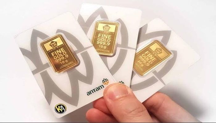 Meroket Lagi, Harga Emas Antam Tembus Rp2.638.000 Per Gram Hari