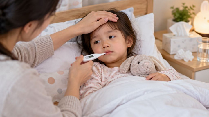 Influenza A pada Bayi dan Balita, Jangan Anggap Cuma Flu Biasa