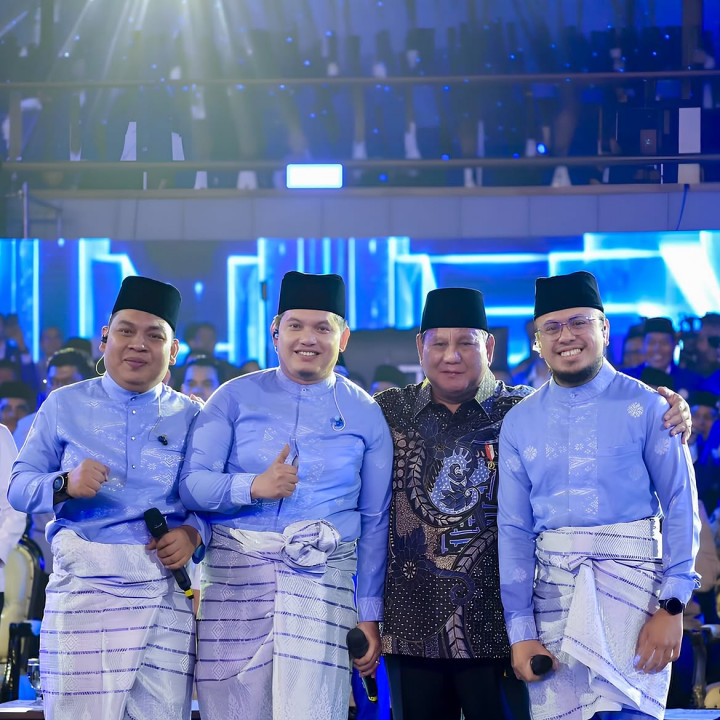 Profil Lebah Begantong, Grup Musik Melayu yang Curi Perhatian Prabowo