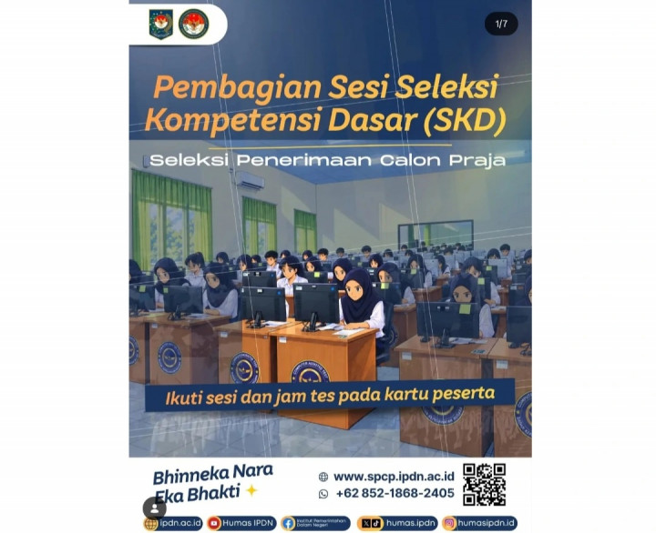 Siap Hadapi SKD SPCP IPDN 2026? Ini Jadwal, Sesi, dan Dokumen Wajibnya