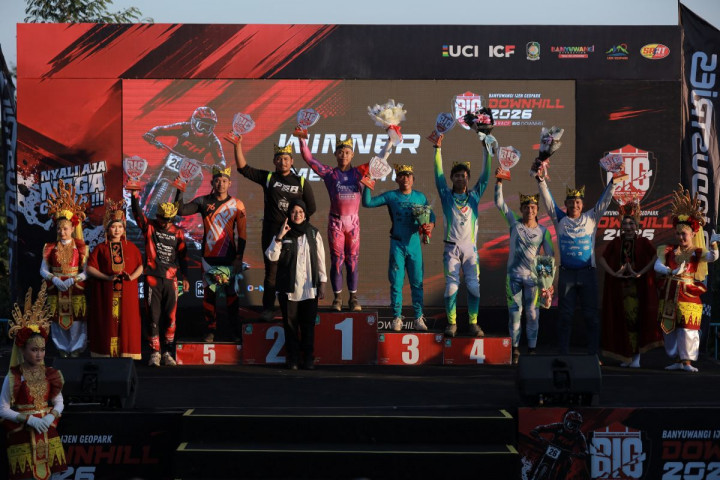 BIG Downhill 2026 Sengit, Agung Prio dan Nilna Murni Jadi yang Tercepat