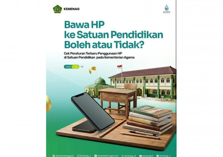Kemenag Resmi Batasi Penggunaan HP di Sekolah, Ini Aturan Lengkapnya