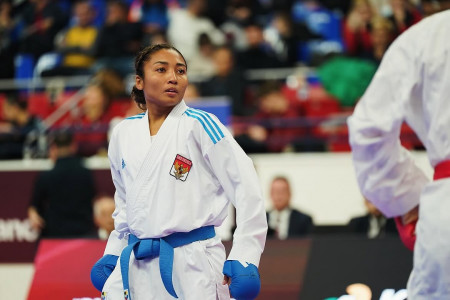 Karateka Putri, Agung Sanistyarani Tambah Perunggu Indonesia di Asian Games 2026