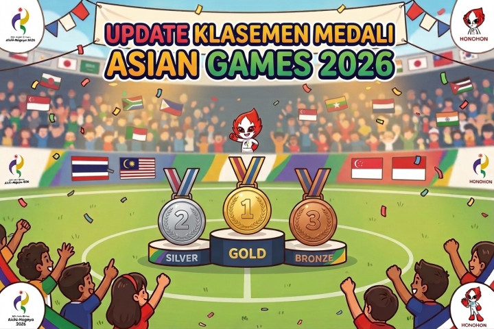Update Klasemen Medali Asian Games 2026: Indonesia di Posisi 15