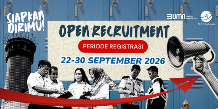 7 Lowongan Kerja AirNav Indonesia 2026 Dibuka hingga 30 September, Cek Posisi dan Syaratnya