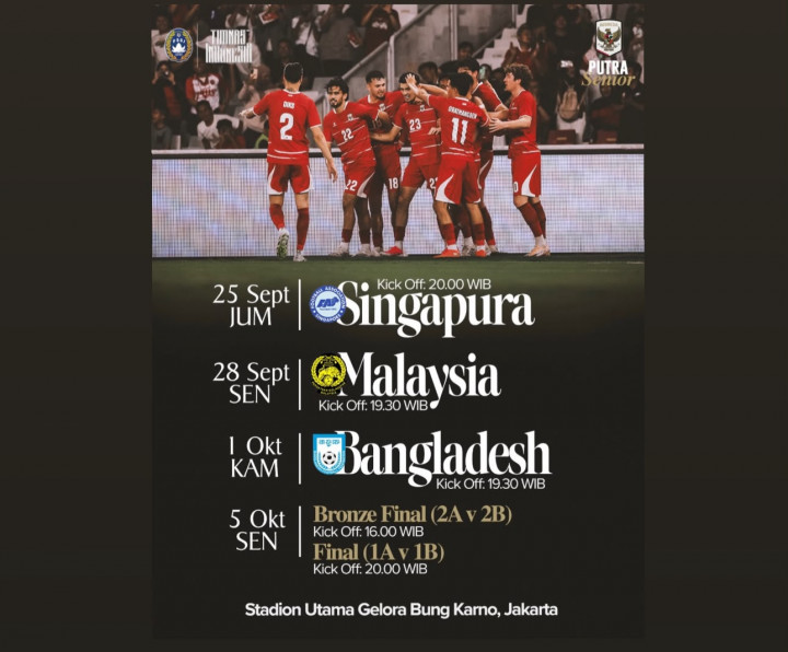 Jadwal dan Daftar Skuad Timnas Indonesia di FIFA ASEAN Cup 2026