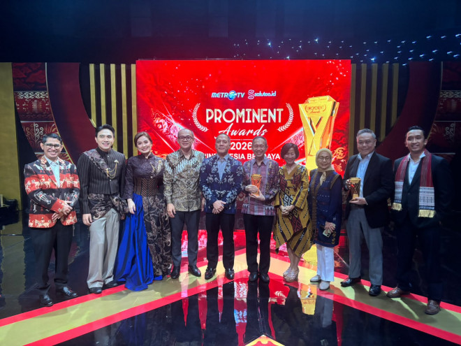 rominent Awards 2026 yang sukses digelar di Grand Studio Metro TV. Foto: Istimewa