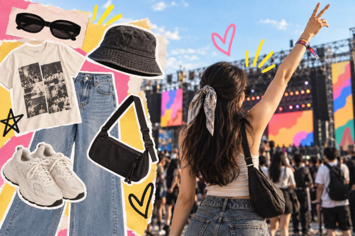 Biar Gak Sumuk di Pestapora! Ini OOTD Kece Anti-Lumer