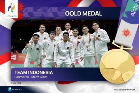 Bulu Tangkis Asian Games 2026: Dramatis! Indonesia Raih Emas Perdana Usai Comeback atas Tiongkok