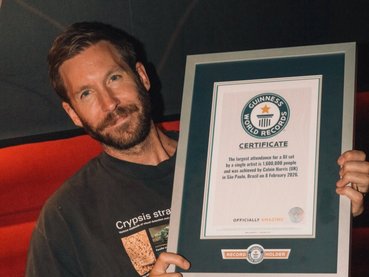 Calvin Harris Sabet Guinness World Records Usai Ditonton 1,6 Juta Orang di Brasil