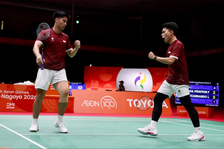 Asian Games 2026: Lawan Rasa Panik, Leo/Daniel ke Perempat Final