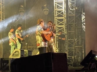 Inul Daratista Unjuk Kemesraan dengan Adam Suseno di Pestapora