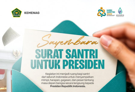 Kemenag Gelar Sayembara 'Surat Santri untuk Presiden' hingga 2 Oktober, Gas Daftar!
