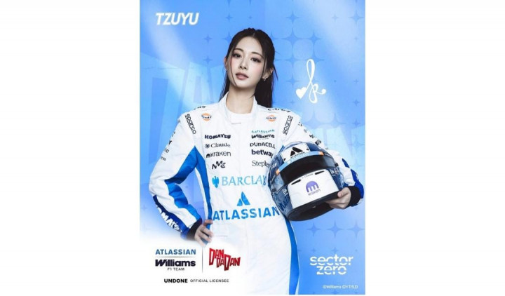 Tzuyu TWICE Dipilih Isi Lagu Tema Proyek Williams F1 dan DAN DA DAN