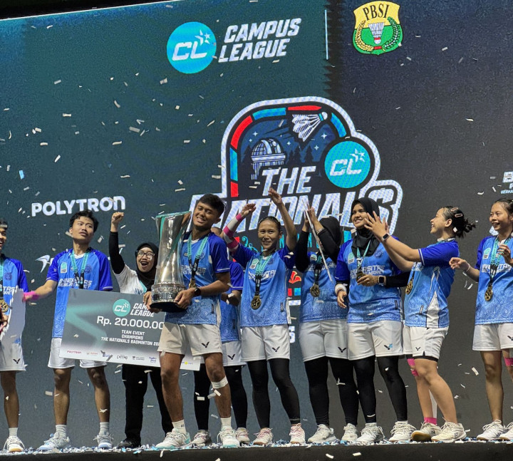 Gokil! Format 3v3 Gebrak Campus League Badminton 2026, UNS Juara